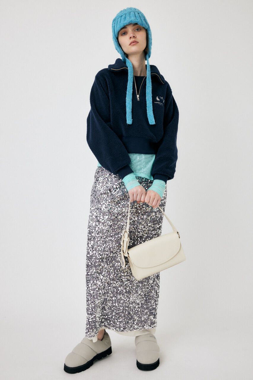 MOUSSY「MOUSSY BOA HALF ZIPプルオーバー」|Tシャツ・カットソー|