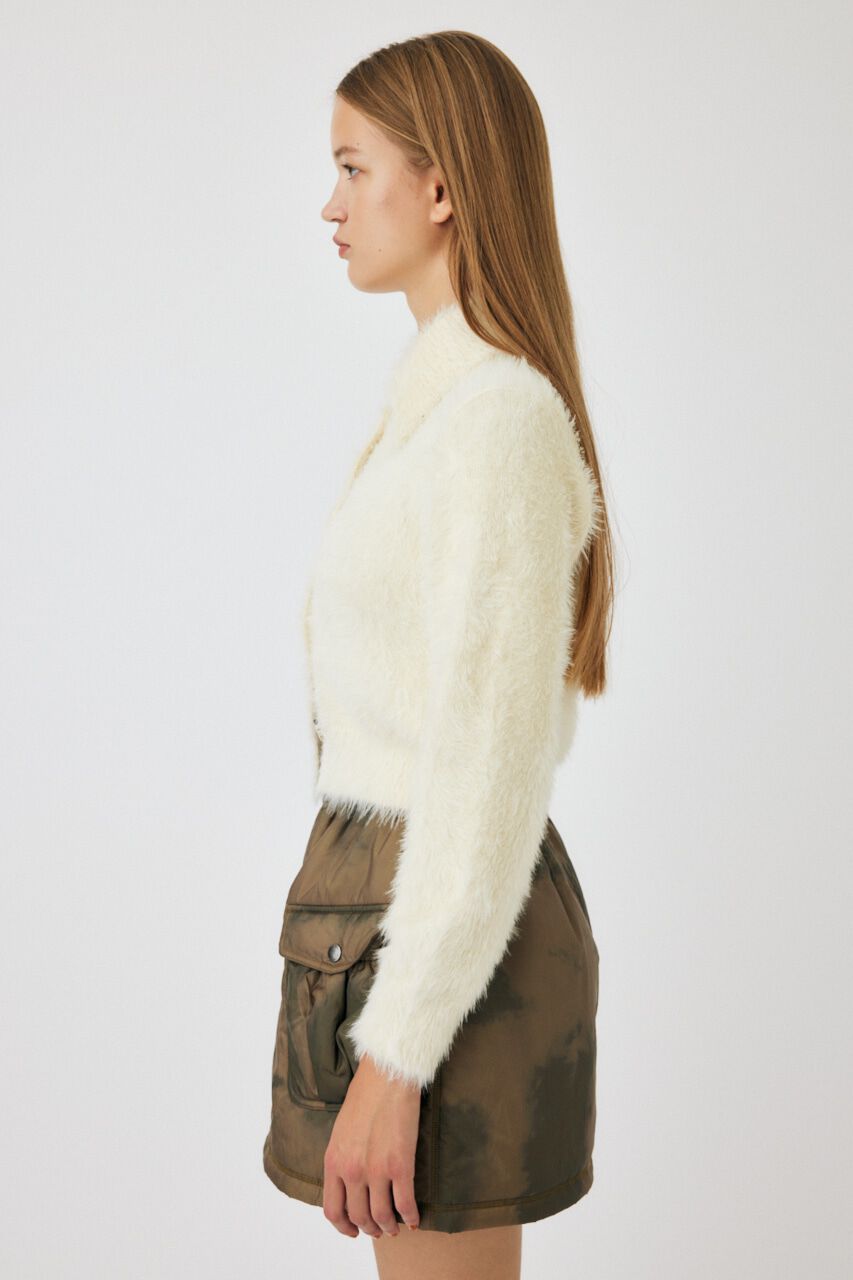 MOUSSY「FEATHER YARN KNIT シャツ」|ニット・セーター|