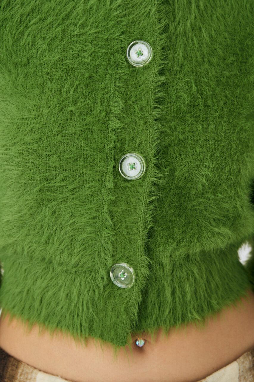 MOUSSY「FEATHER YARN KNIT シャツ」|ニット・セーター|