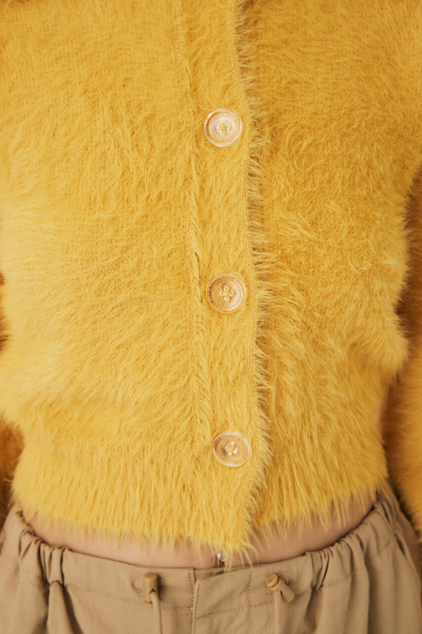 MOUSSY「FEATHER YARN KNIT シャツ」|ニット・セーター|