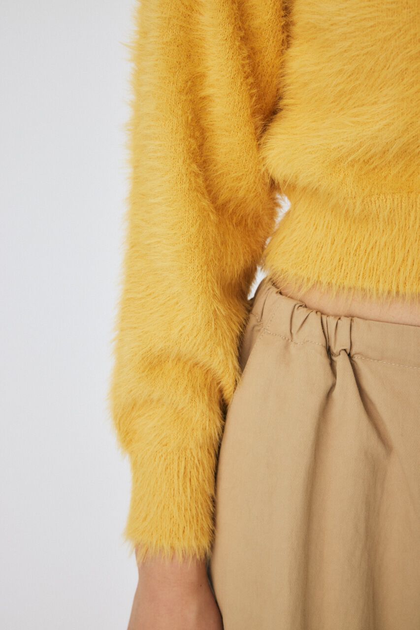 MOUSSY「FEATHER YARN KNIT シャツ」|ニット・セーター|