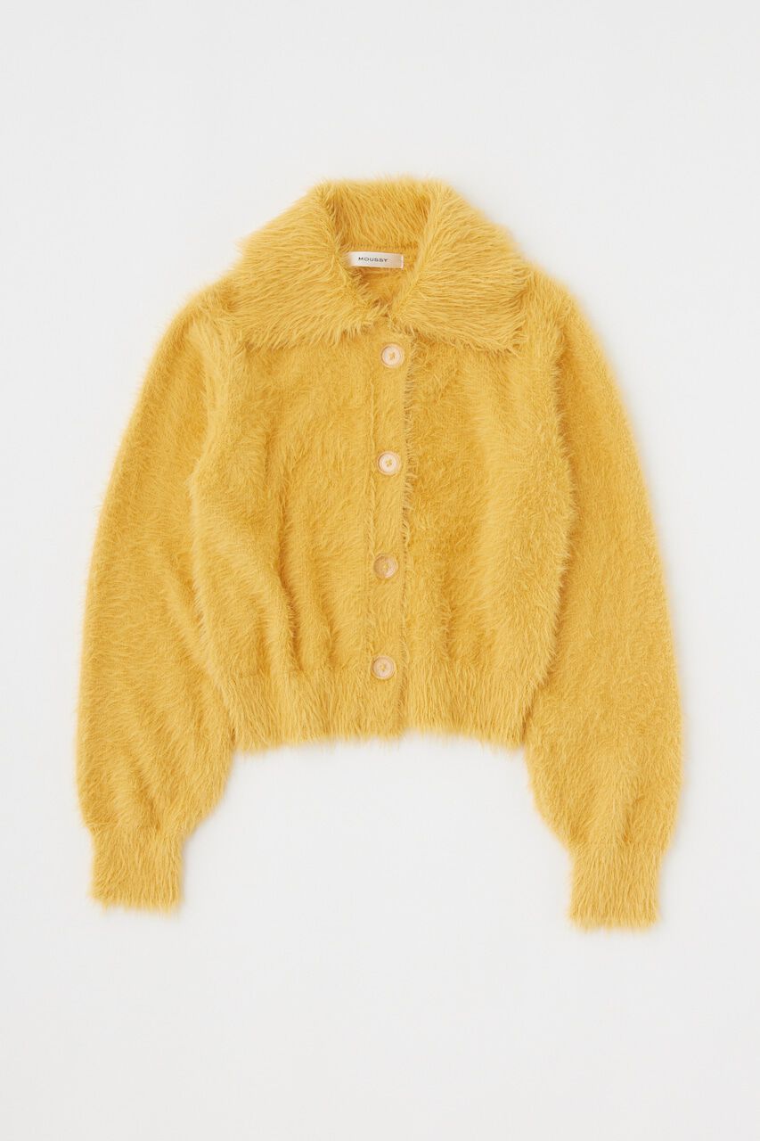 MOUSSY「FEATHER YARN KNIT シャツ」|ニット・セーター|