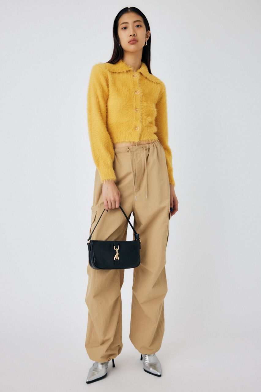 MOUSSY「FEATHER YARN KNIT シャツ」|ニット・セーター|