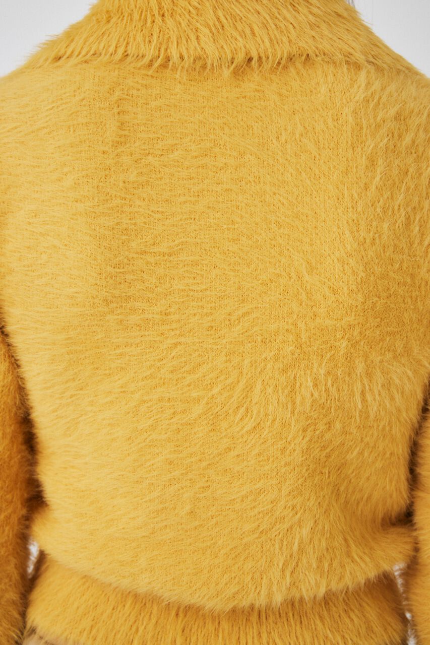 MOUSSY「FEATHER YARN KNIT シャツ」|ニット・セーター|