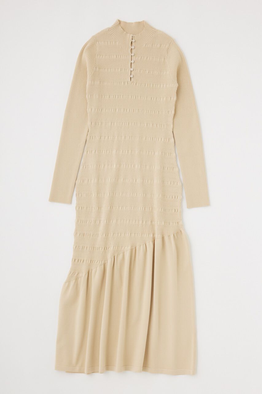 MOUSSY「FLARE HEM KNIT ドレス」|ワンピース|