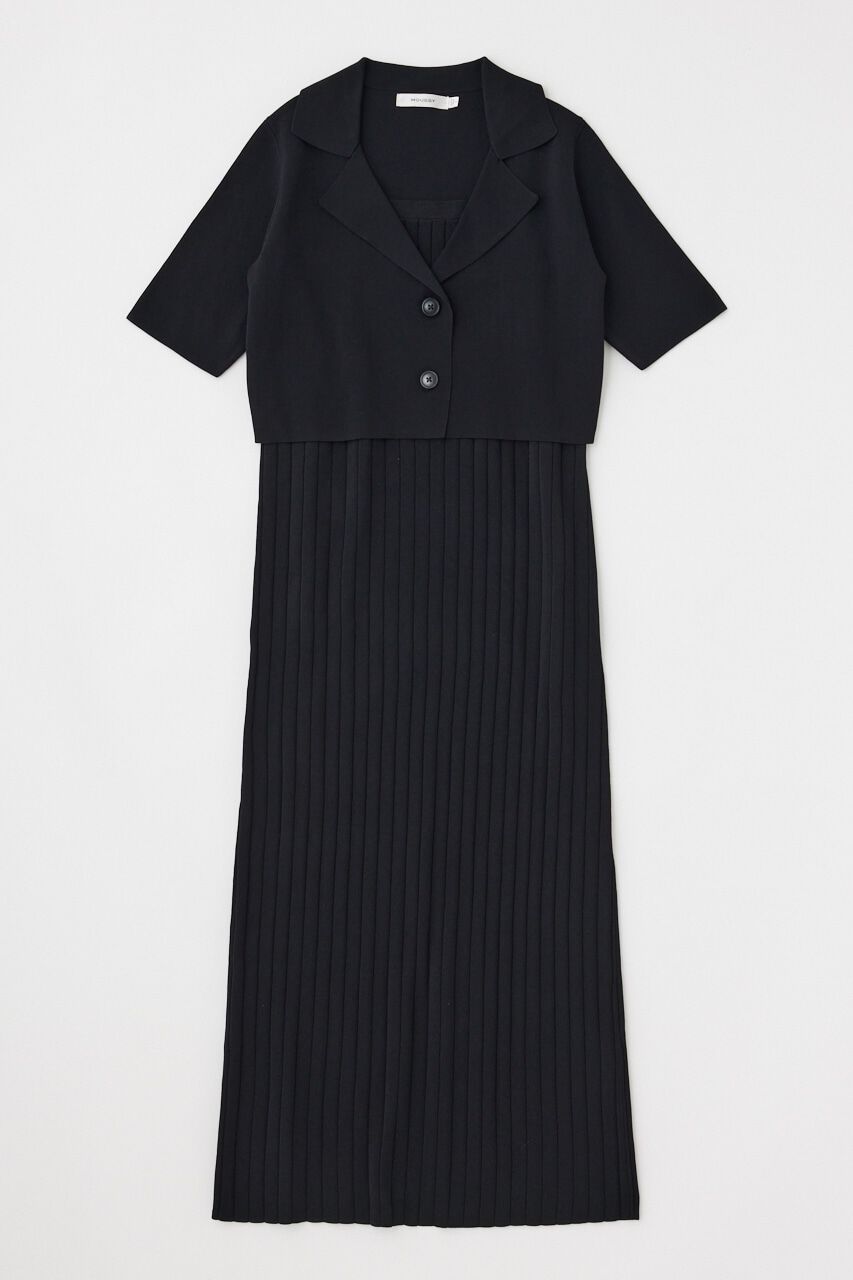 MOUSSY「SHIRT COMBI KNIT ドレス」|ワンピース|