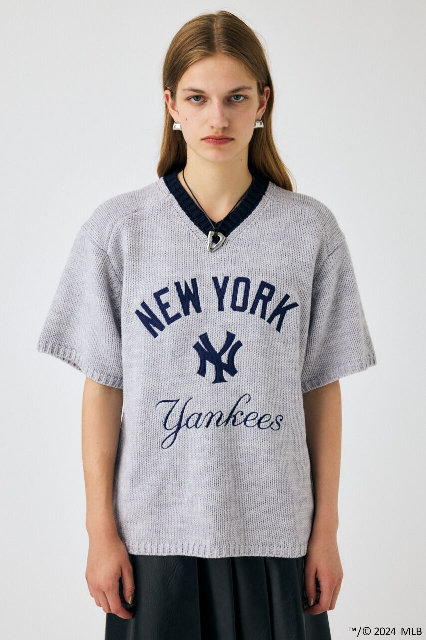 MOUSSY「MLB KNIT Tシャツ」|ニット・セーター|