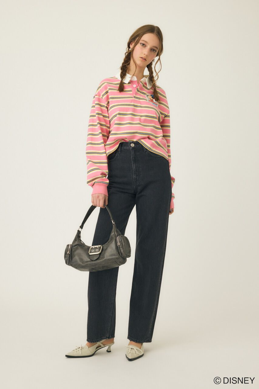 MOUSSY「MD TELEPHONE LS ポロ / MINNIE」|パーカー|