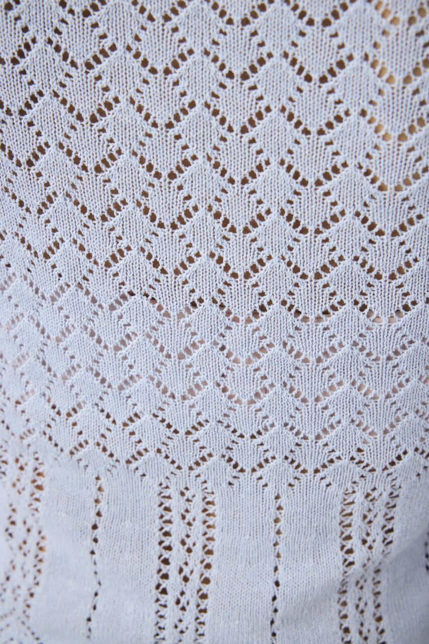 MOUSSY「EYELET LACE ニットトップス」|ニット・セーター|