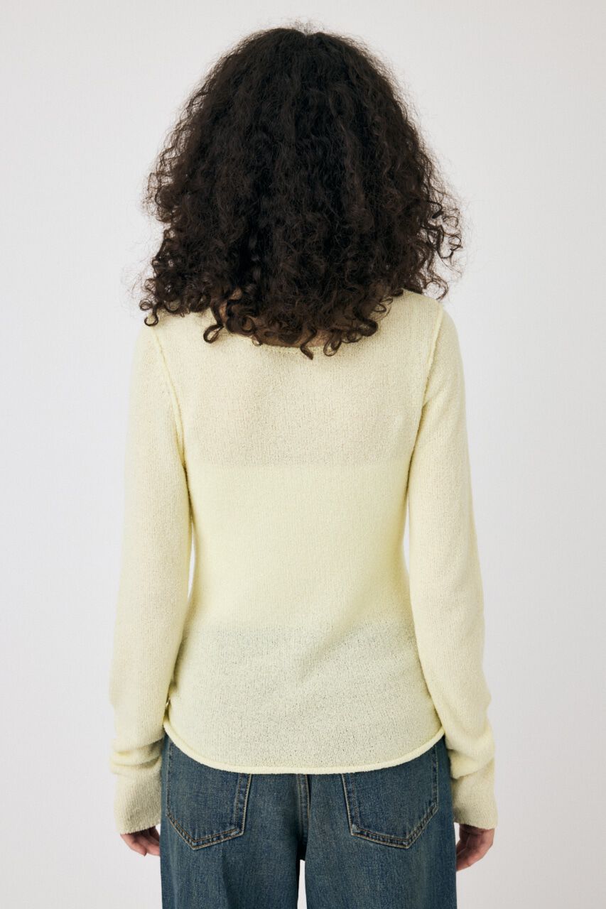 MOUSSY「LOOSE KNIT ロングスリーブTEE」|ニット・セーター|