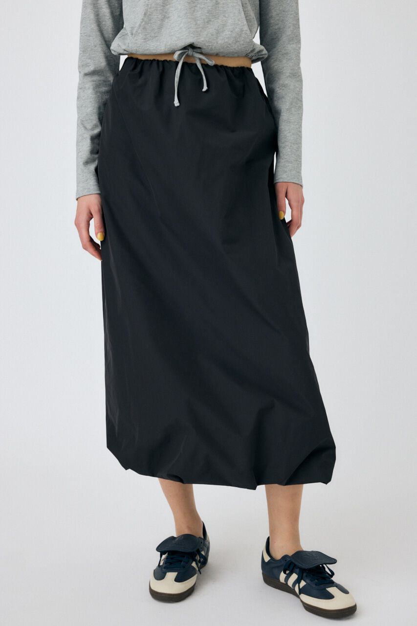 MOUSSY「BALLOON MIDI スカート」|スカート|BLK