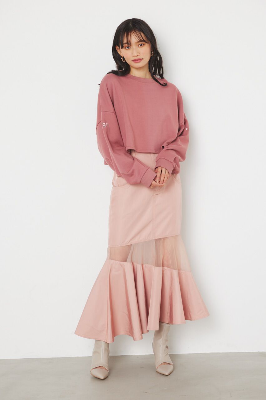 rienda「アームロゴスウェットTOP」|パーカー|