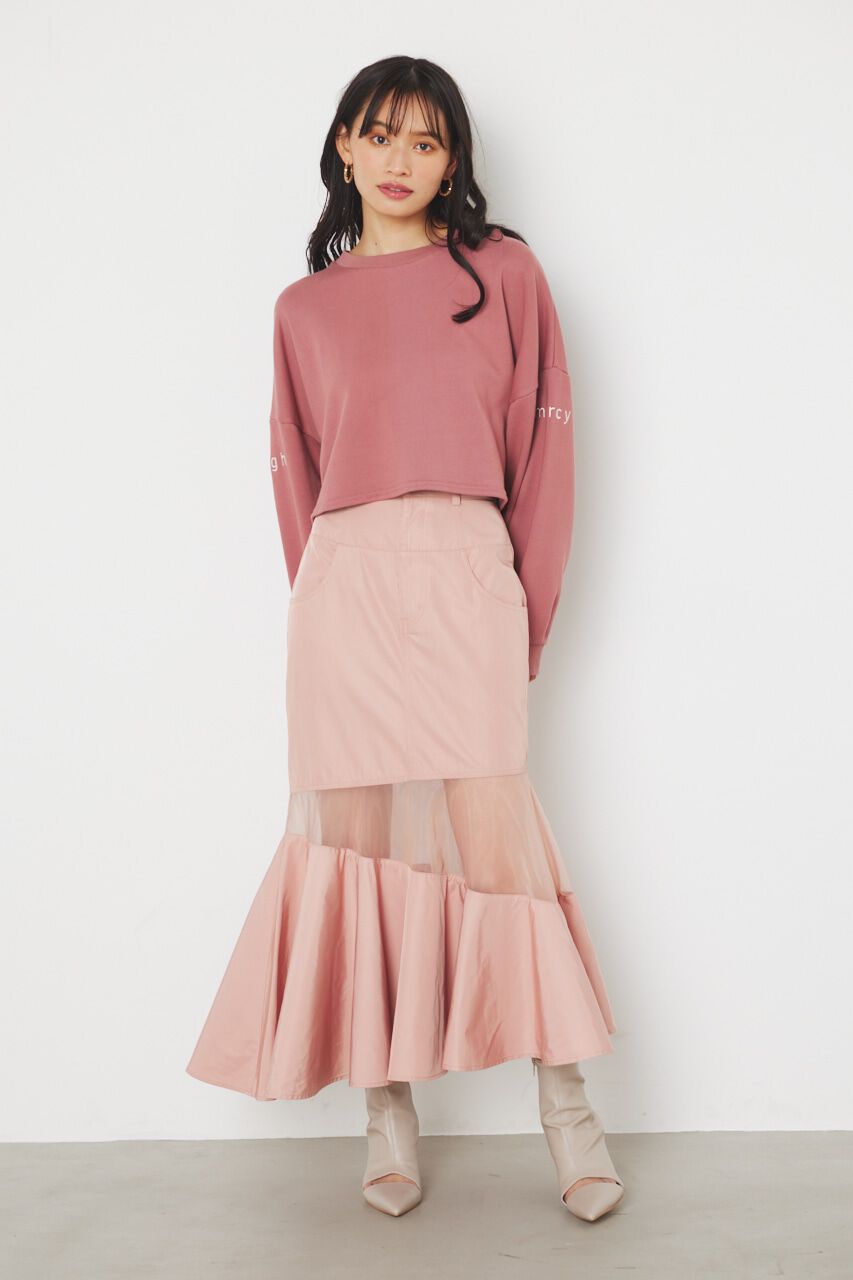 rienda「アームロゴスウェットTOP」|パーカー|