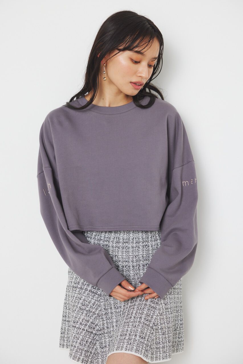 rienda「アームロゴスウェットTOP」|パーカー|