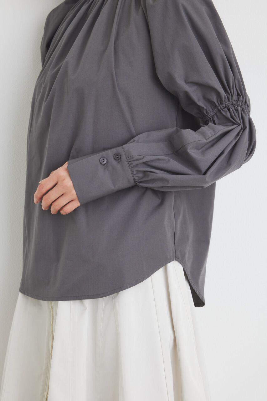 rienda「ボタンSLV H/N BLS」|シャツ・ブラウス|