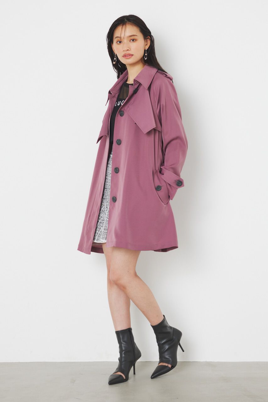 rienda「＃ジェラートトレンチ ミニコート」|その他|