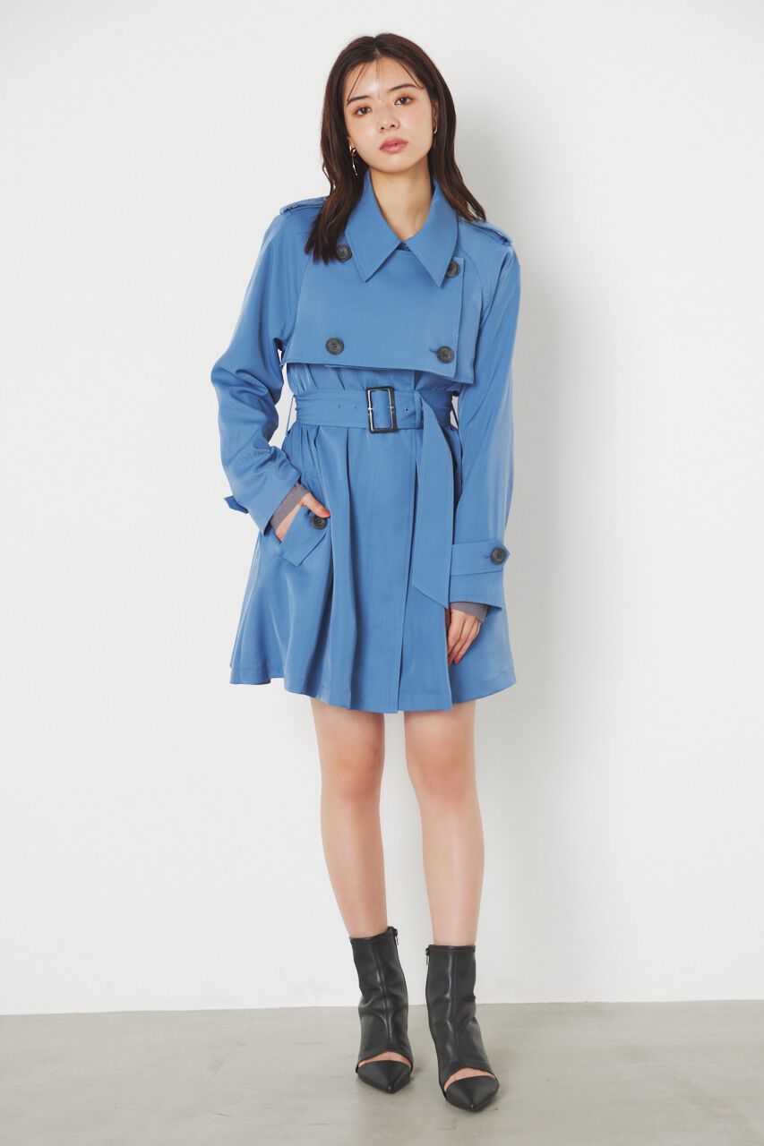 rienda「＃ジェラートトレンチ ミニコート」|その他|