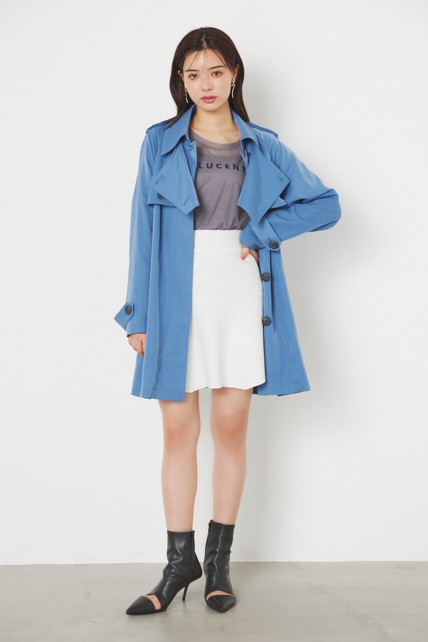 rienda「＃ジェラートトレンチ ミニコート」|その他|