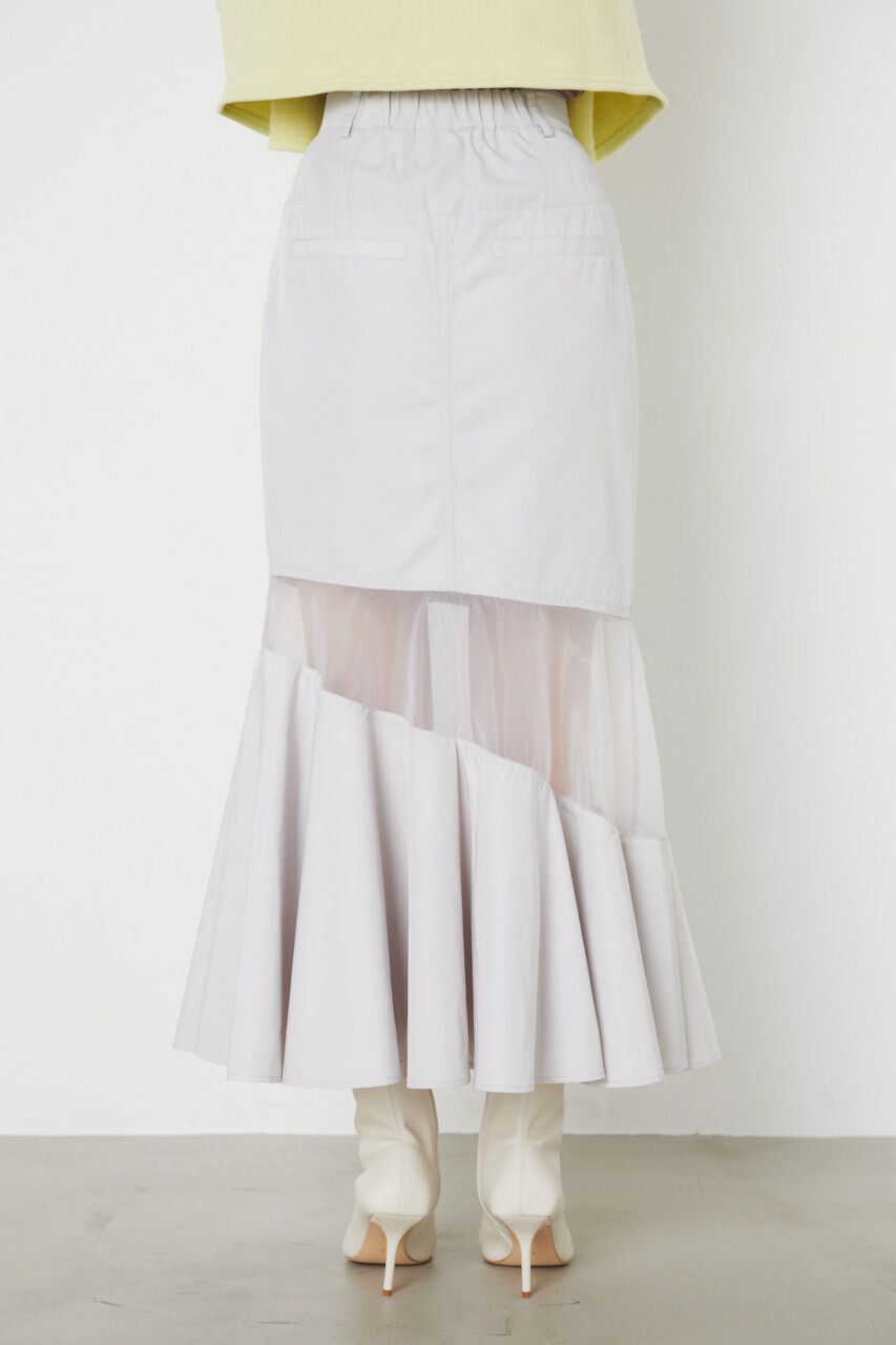 rienda「アシンメトリーシアーマーメイドJ/W SK」|スカート|