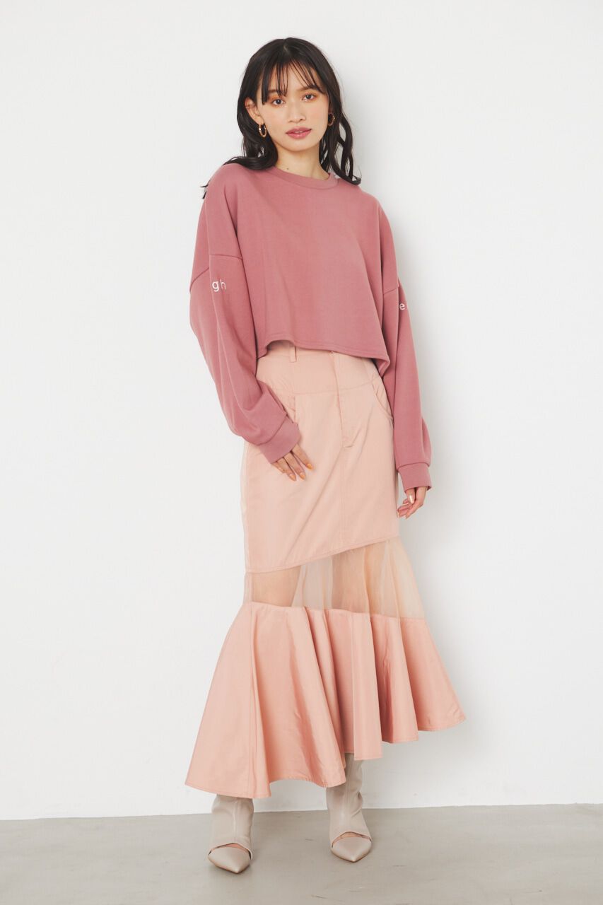 rienda「アシンメトリーシアーマーメイドJ/W SK」|スカート|PNK