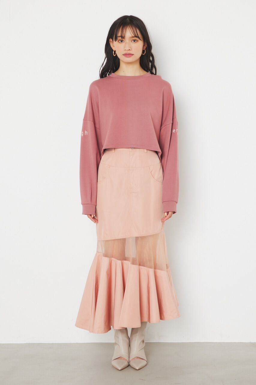 rienda「アシンメトリーシアーマーメイドJ/W SK」|スカート|