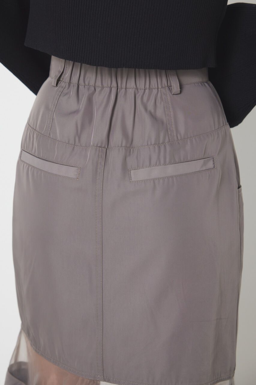 rienda「アシンメトリーシアーマーメイドJ/W SK」|スカート|