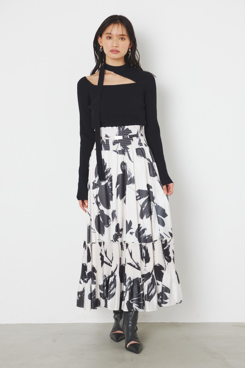 rienda「チョーカーデザインKnit TOP」|ニット・セーター|