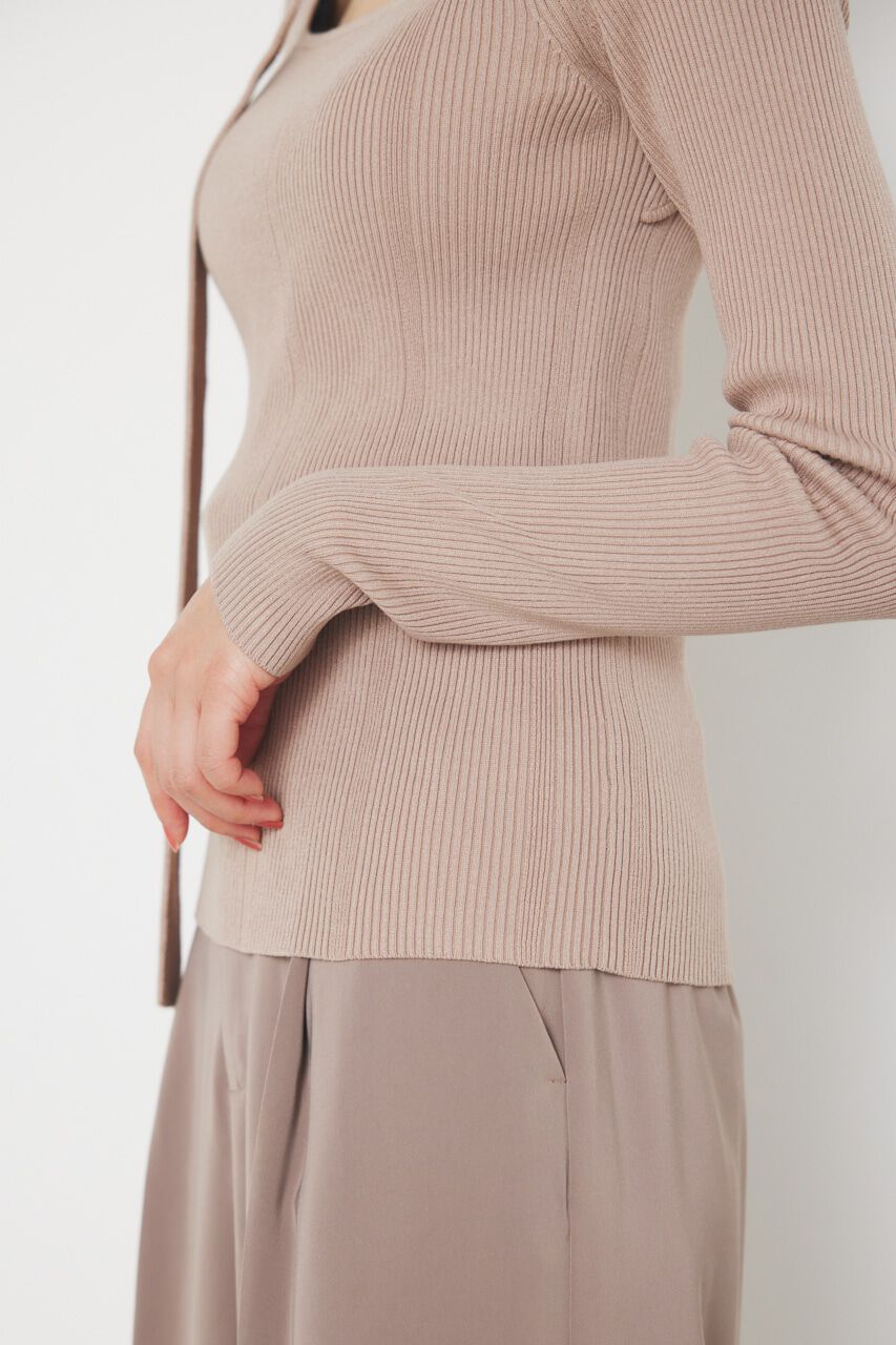 rienda「チョーカーデザインKnit TOP」|ニット・セーター|