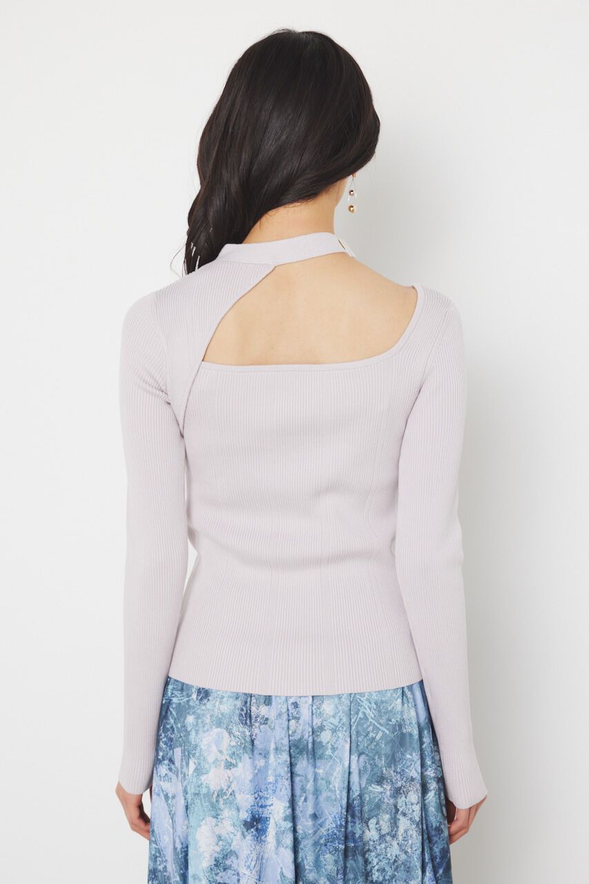 rienda「チョーカーデザインKnit TOP」|ニット・セーター|