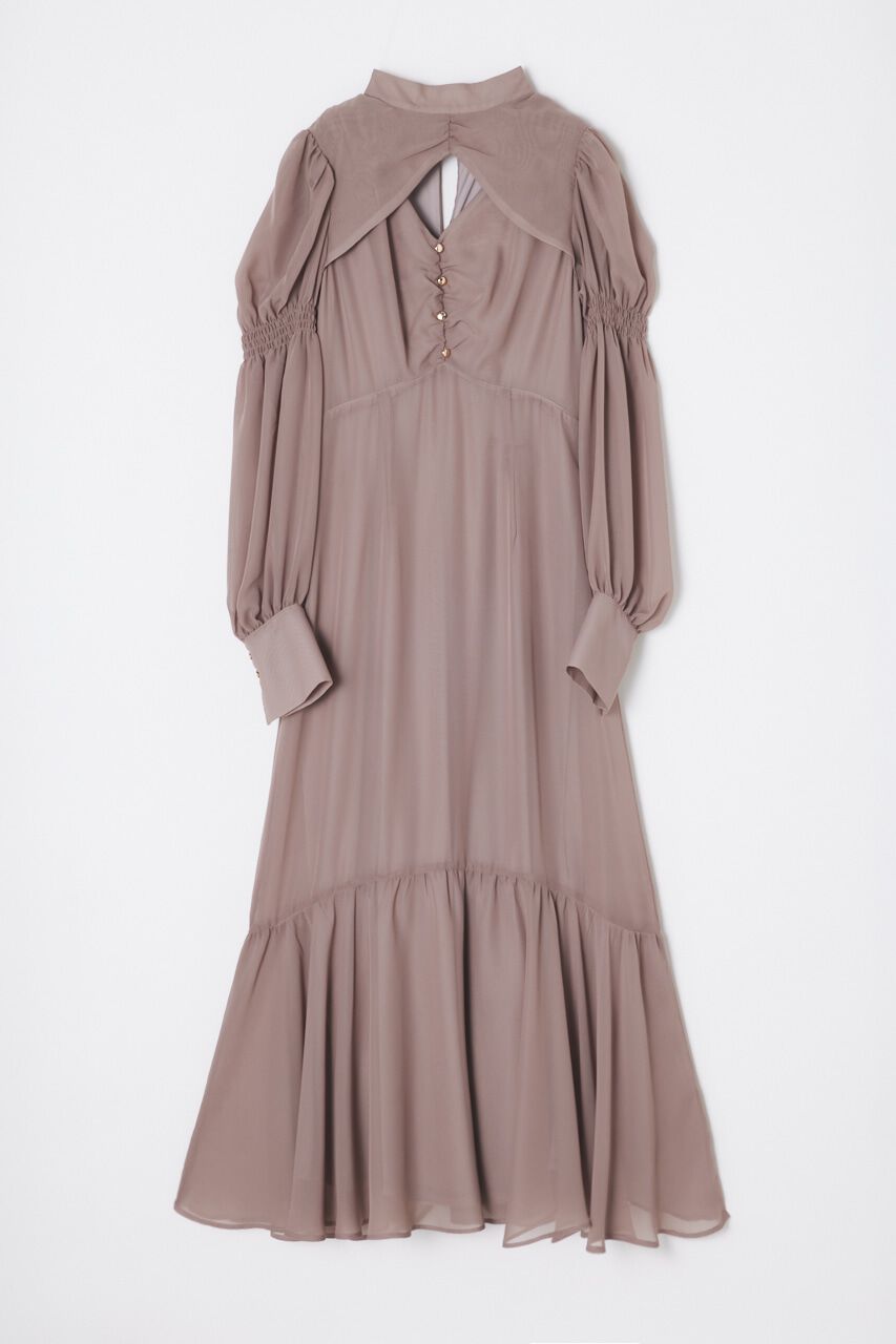 rienda「H/WレイヤードカットマーメイドOP」|ワンピース|BEG