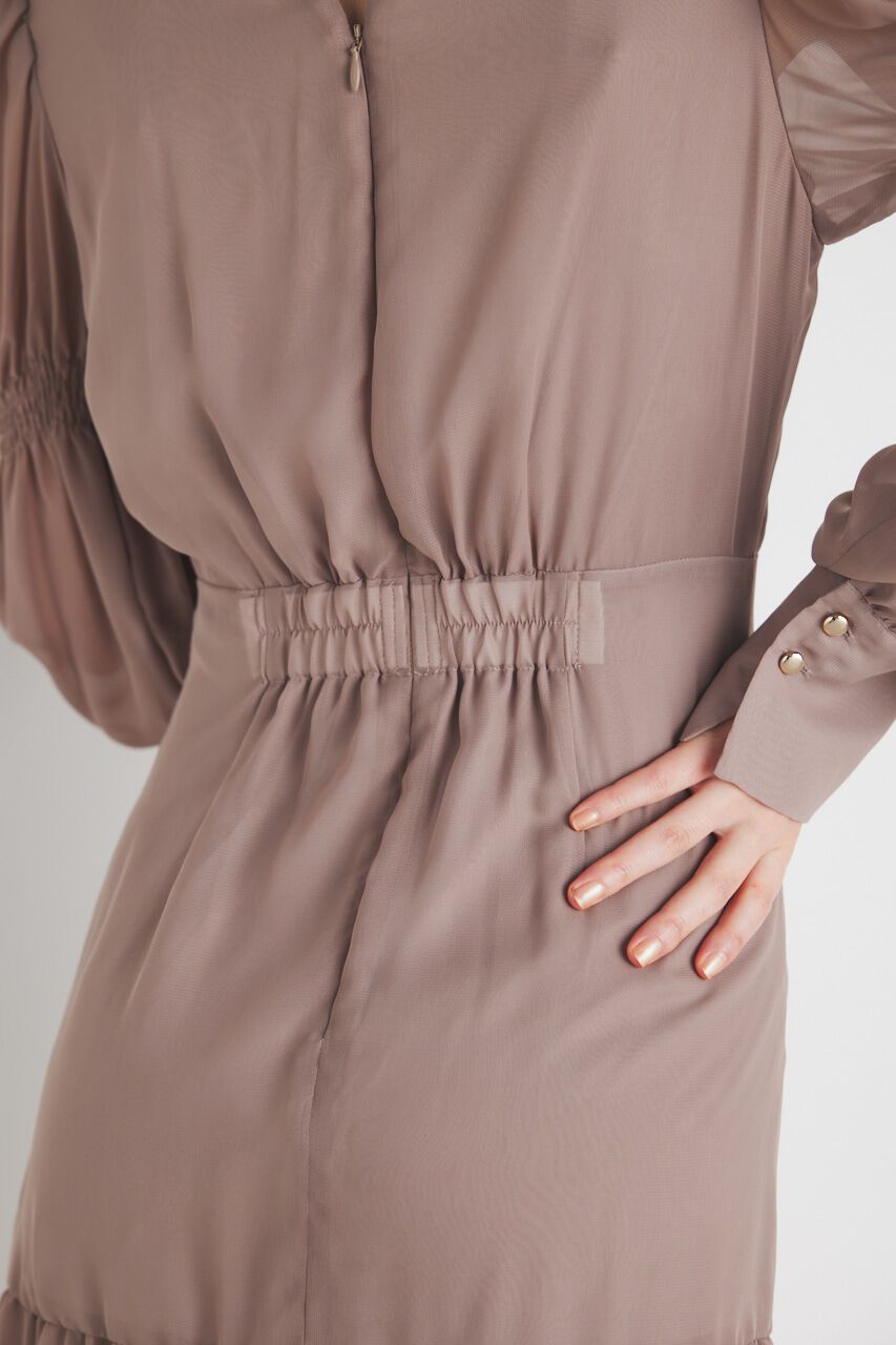 rienda「H/WレイヤードカットマーメイドOP」|ワンピース|