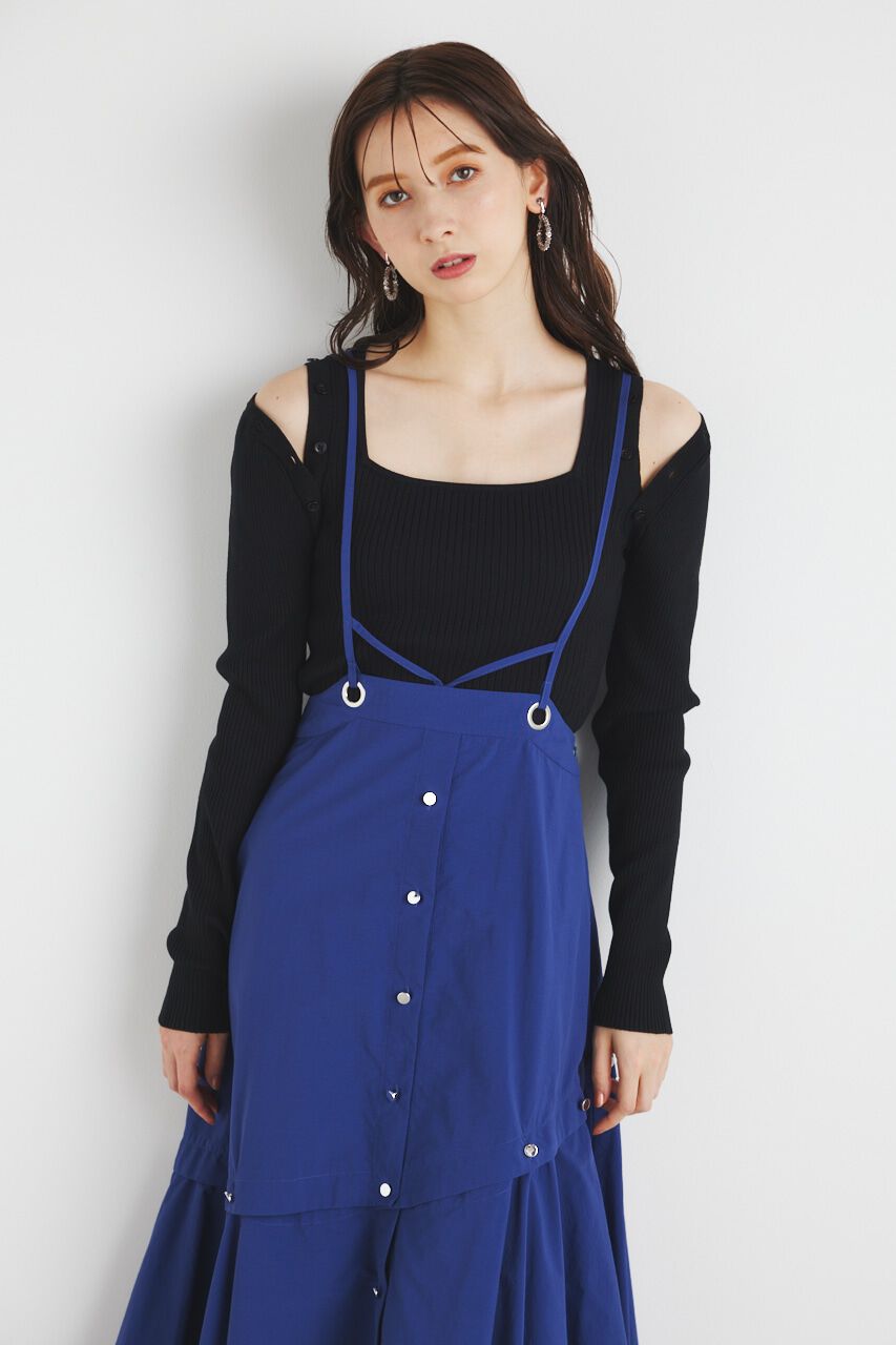 rienda「3WAYショルダーニットTOP」|ニット・セーター|