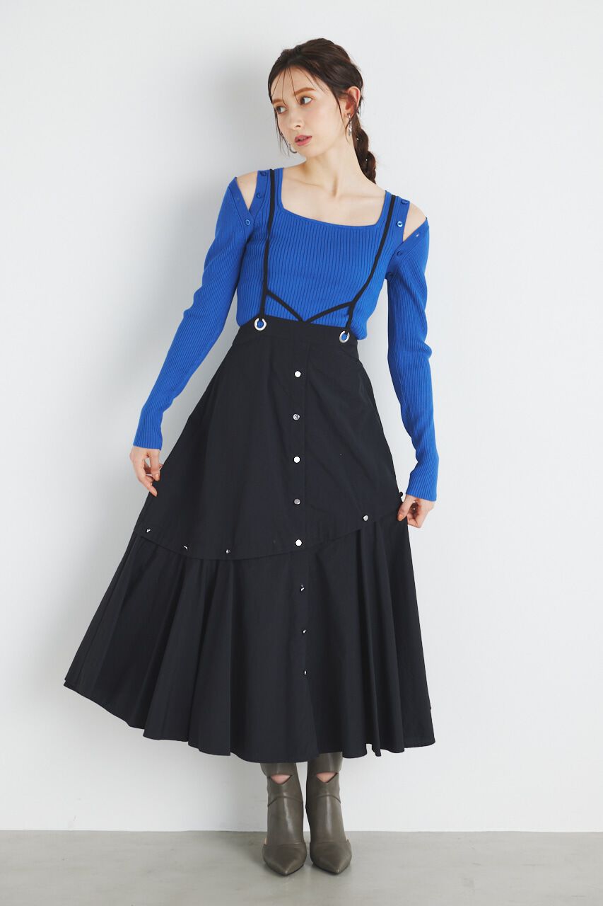 rienda「3WAYショルダーニットTOP」|ニット・セーター|