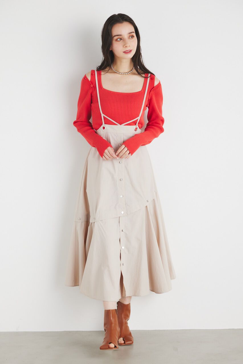 rienda「3WAYショルダーニットTOP」|ニット・セーター|