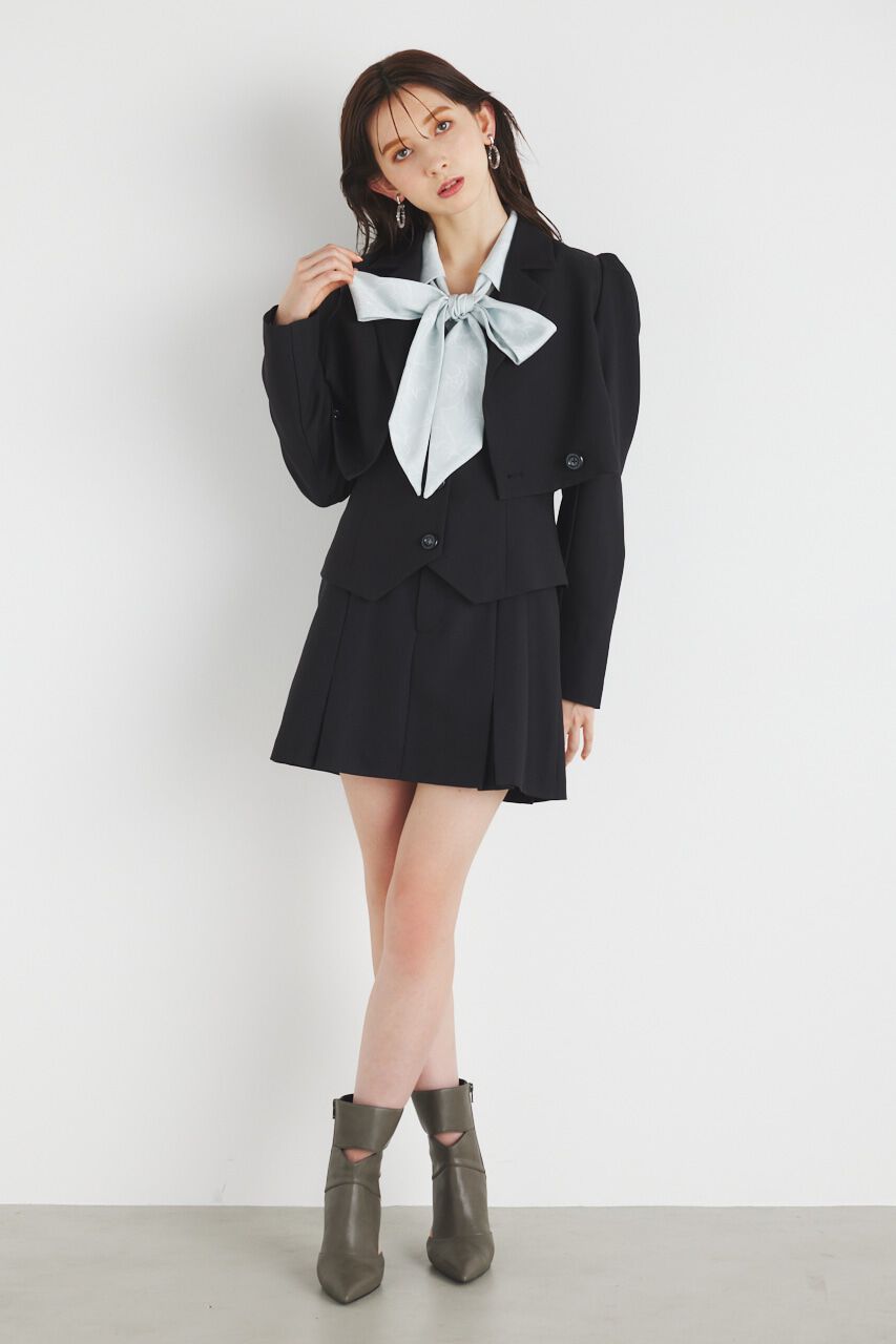 rienda「パフスリーブクロップドJK」|その他|