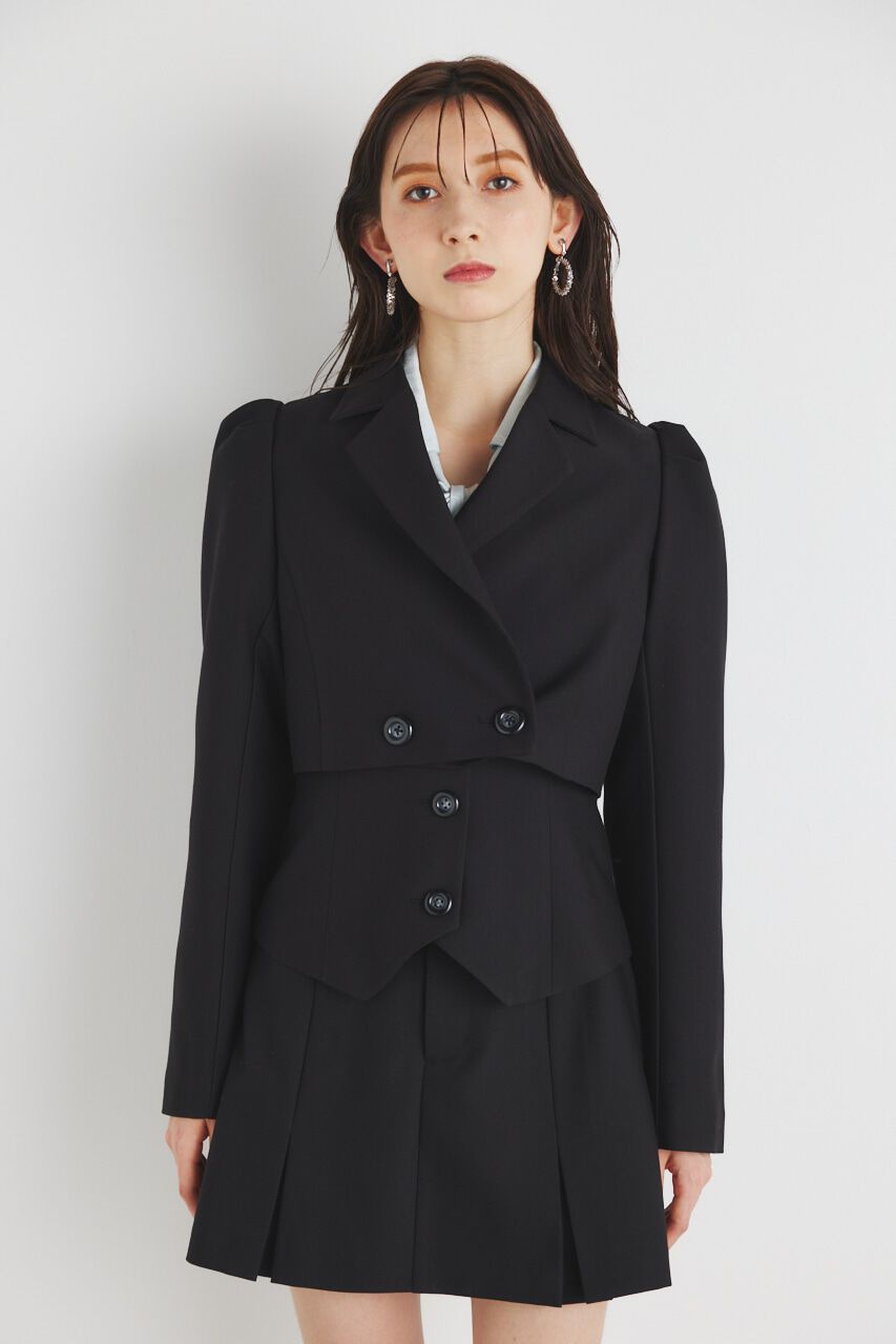 rienda「パフスリーブクロップドJK」|その他|