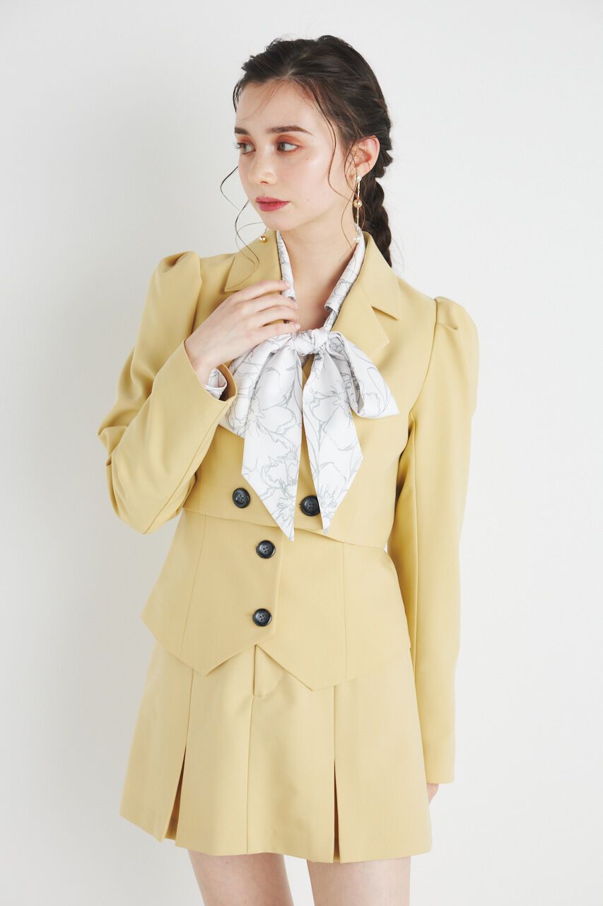 rienda「パフスリーブクロップドJK」|その他|