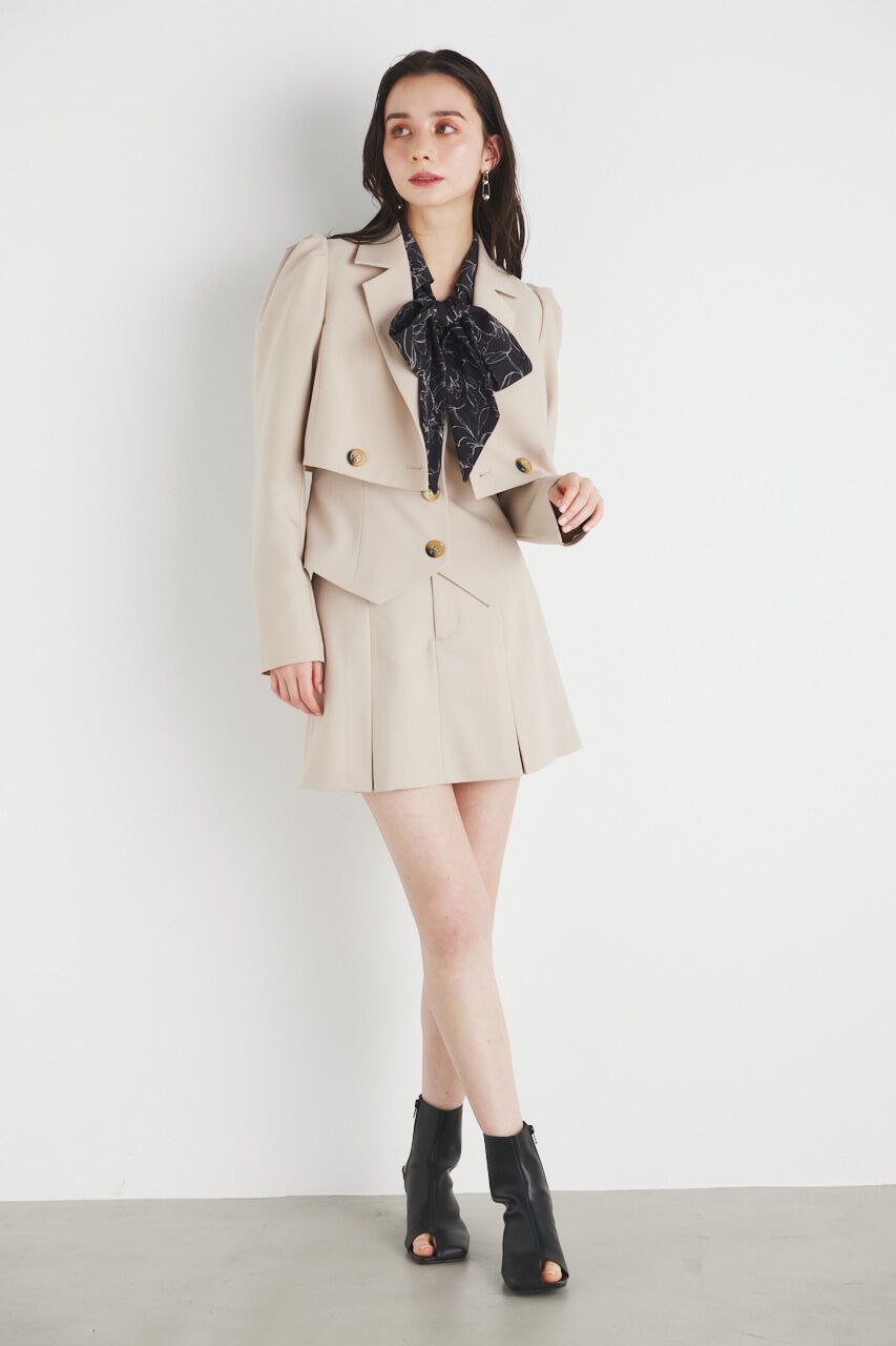 rienda「パフスリーブクロップドJK」|その他|