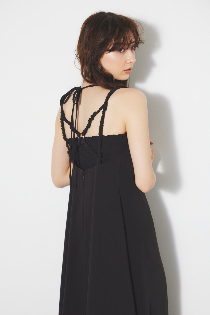 rienda「ギャザーストリングキャミOP」|ワンピース|