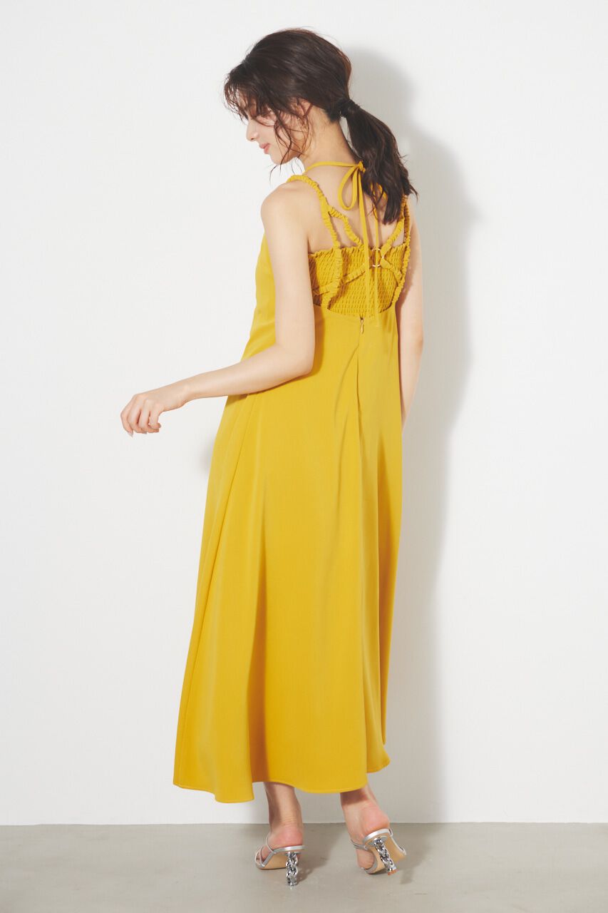 rienda「ギャザーストリングキャミOP」|ワンピース|