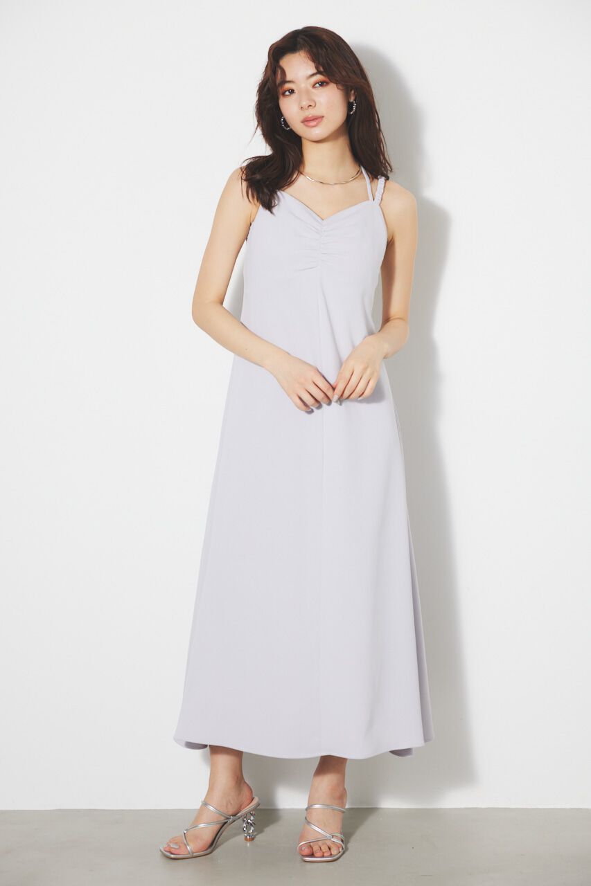 rienda「ギャザーストリングキャミOP」|ワンピース|