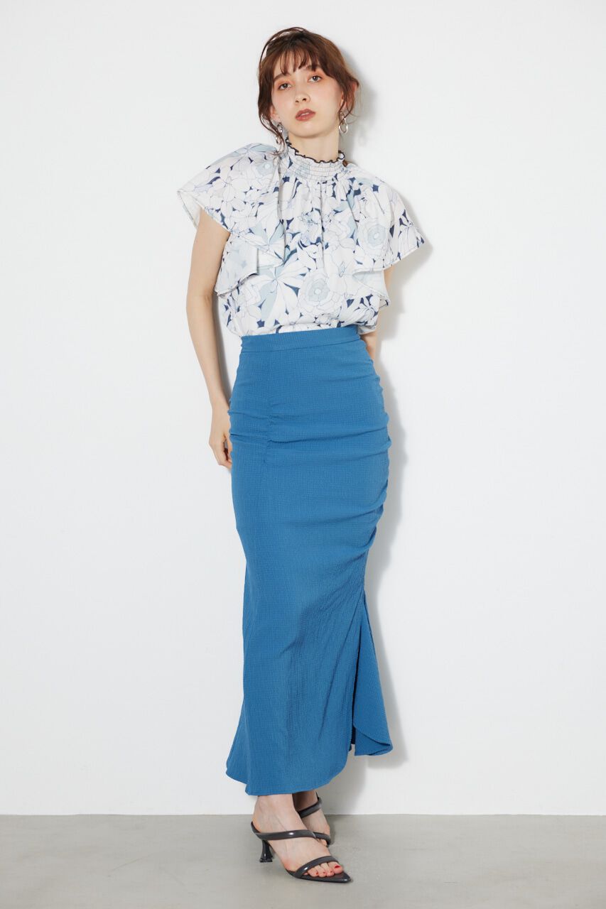 rienda「ギャザーマーメードJ/W SK」|スカート|