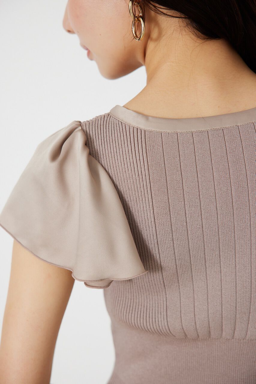 rienda「サテンボウタイマーメイドミニOP」|ワンピース|