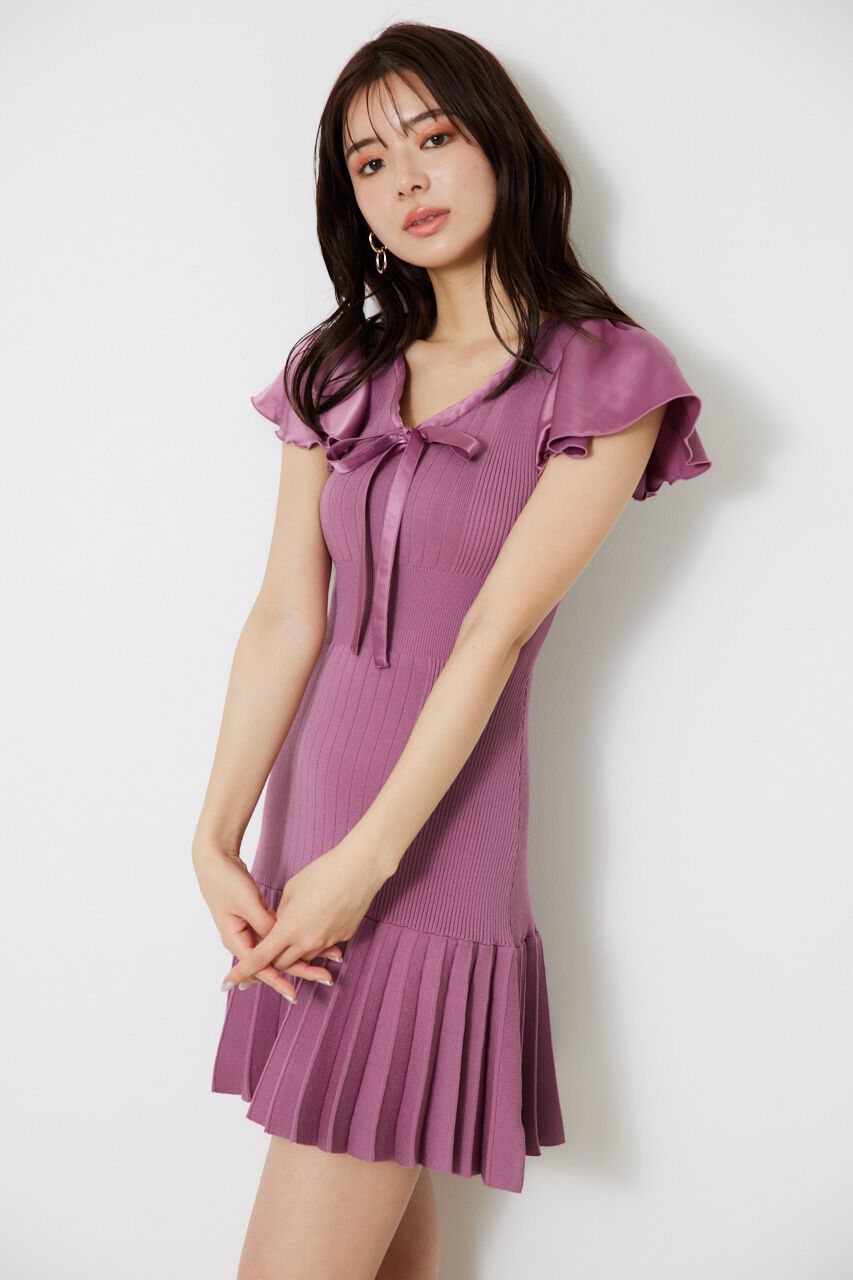 rienda「サテンボウタイマーメイドミニOP」|ワンピース|PNK