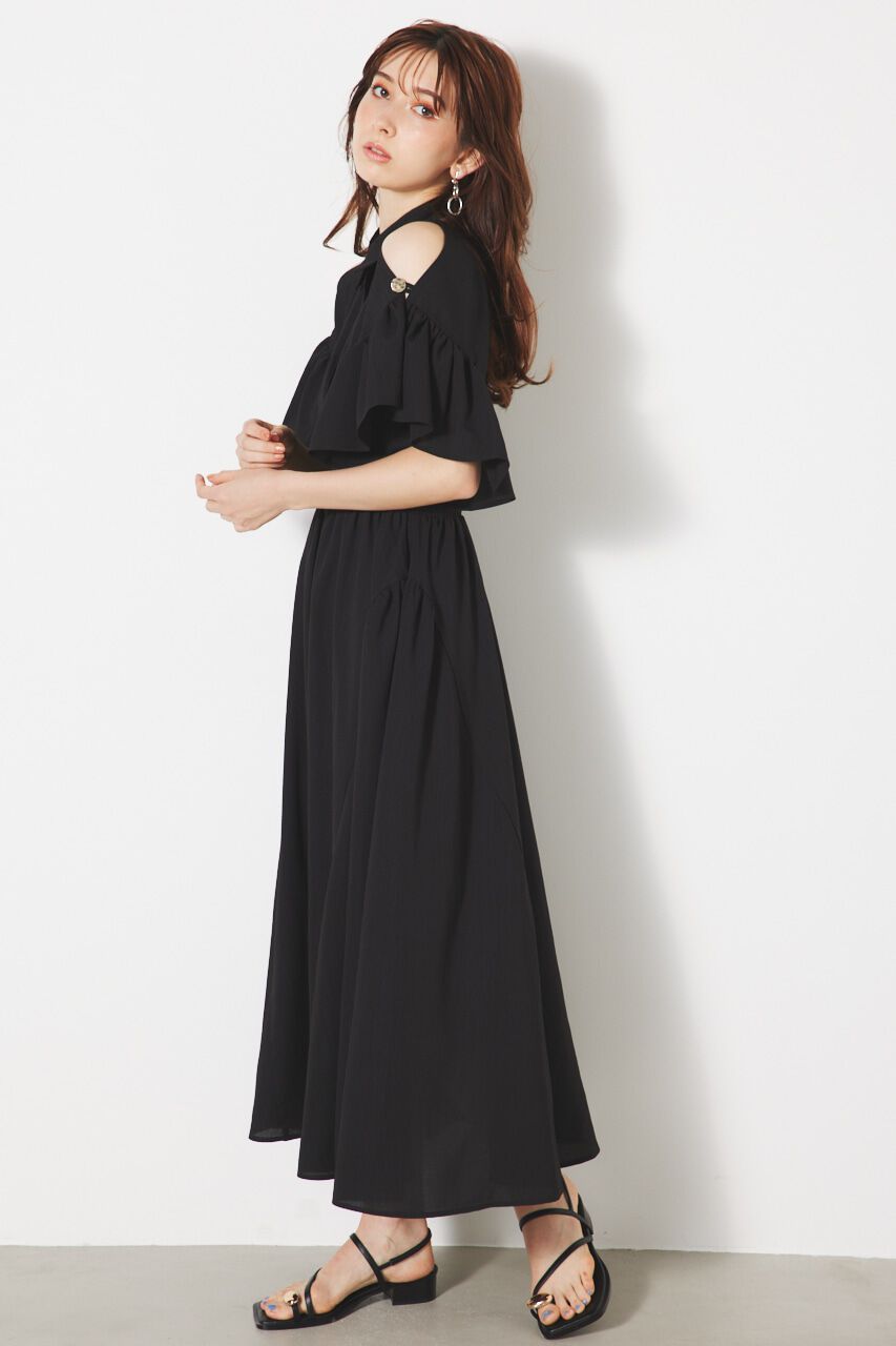 rienda「フリルSLVフレアOP」|ワンピース|