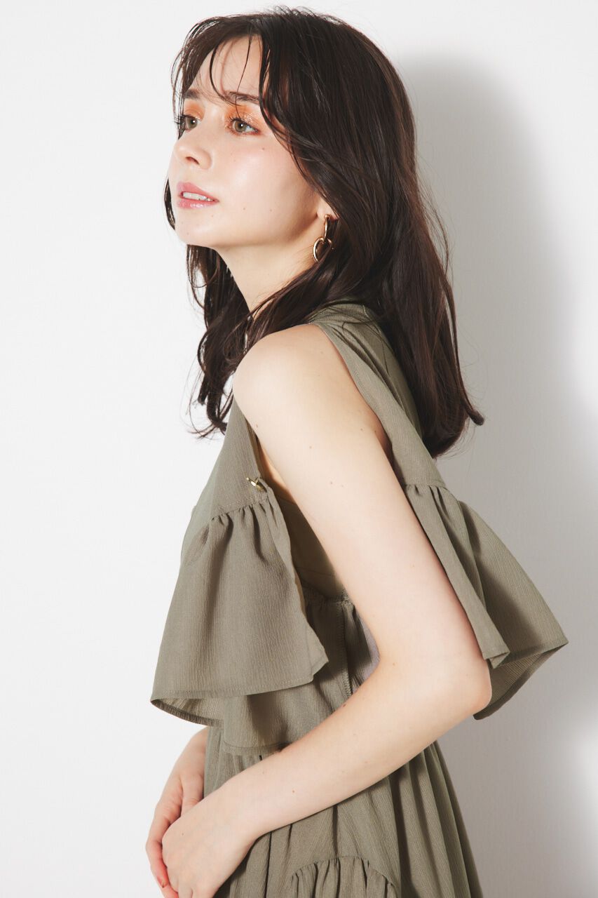 rienda「フリルSLVフレアOP」|ワンピース|