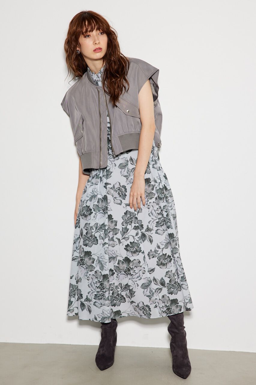 rienda「スリーブレスMA-1」|ブルゾン・スタジャン|