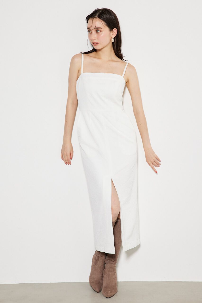 rienda「オフショルレイヤードキャミOP」|ワンピース|