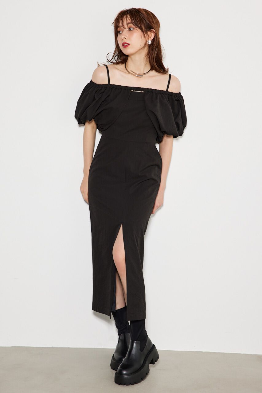 rienda「オフショルレイヤードキャミOP」|ワンピース|