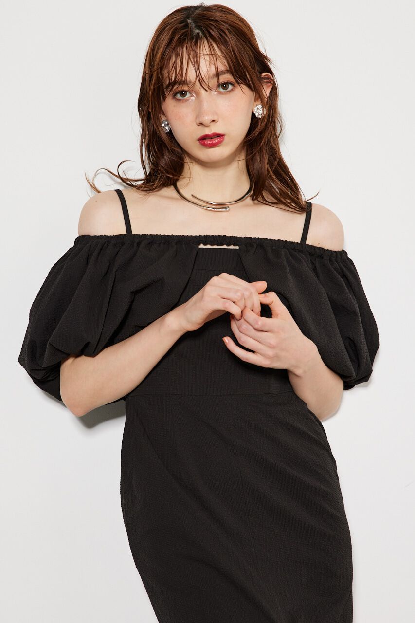 rienda「オフショルレイヤードキャミOP」|ワンピース|